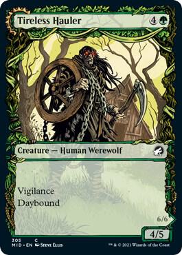 Tireless Hauler Showcase 305 (Innistrad: Midnight Hunt)  - Foil | Good Games Adelaide SA