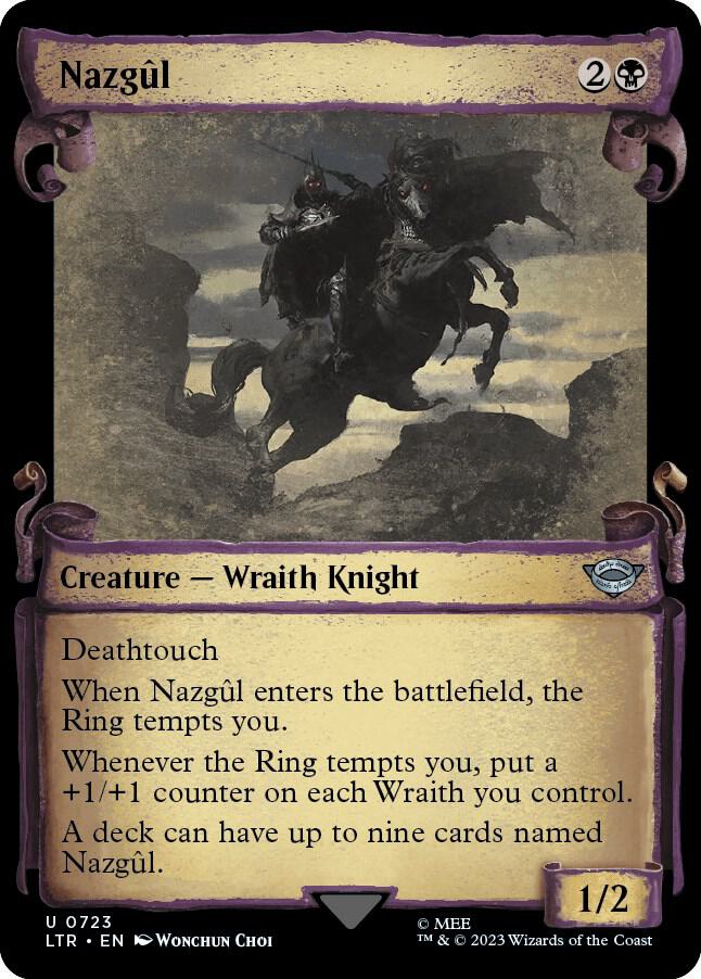 Nazgul 0723 Showcase Scrolls 723 (Universes Beyond: The Lord of the Rings: Tales of Middle-earth)  - Foil | Good Games Adelaide SA
