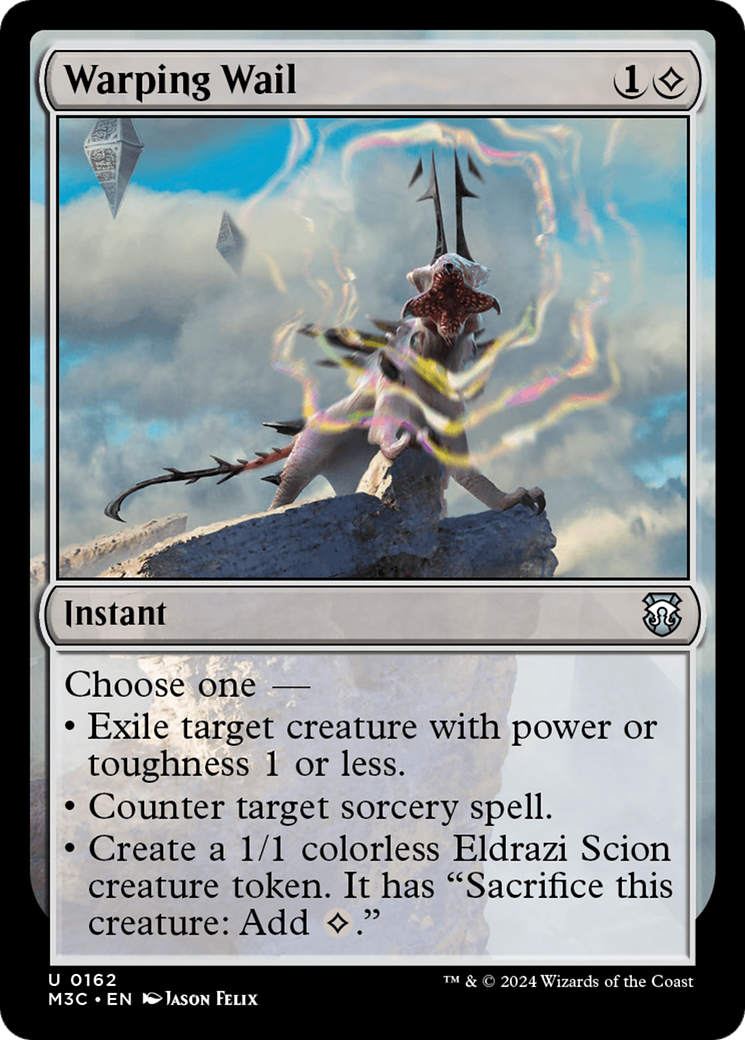 Warping Wail (Ripple Foil) [Modern Horizons 3 Commander] | Good Games Adelaide SA