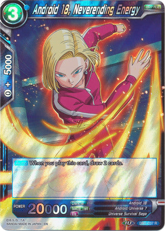Android 18, Neverending Energy [DB2-037] | Good Games Adelaide SA