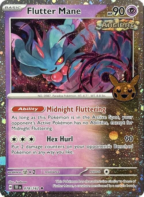 Flutter Mane 078/162 (Trick or Trade BOOster Bundle 2024)  - Holofoil | Good Games Adelaide SA