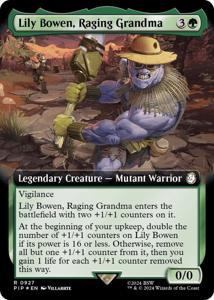 Lily Bowen, Raging Grandma 927 (Universes Beyond: Fallout)  - Foil | Good Games Adelaide SA