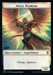 Kor Warrior // Angel Warrior Double-sided Token [Commander Legends: Battle for Baldur's Gate Tokens] | Good Games Adelaide SA