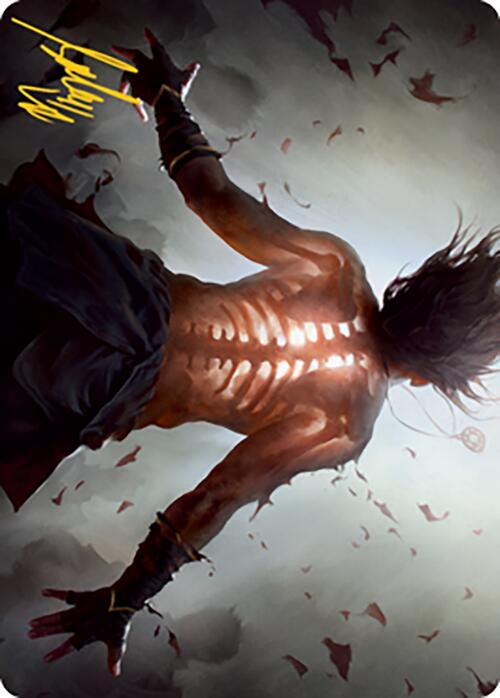 Piercing Rays Art Card Gold Stamped Signature 4 (Art Series: Modern Horizons 2)  | Good Games Adelaide SA