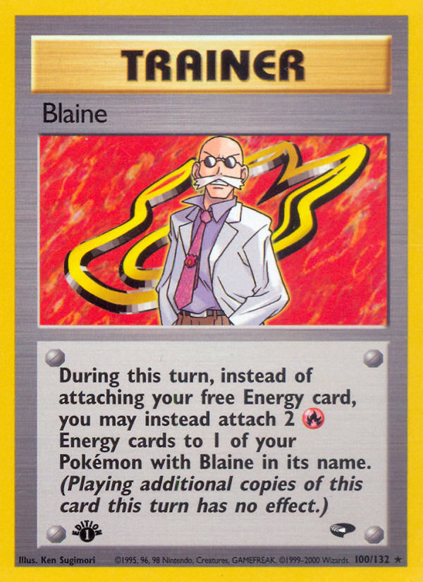 Blaine (100/132) [Gym Challenge 1st Edition] | Good Games Adelaide SA