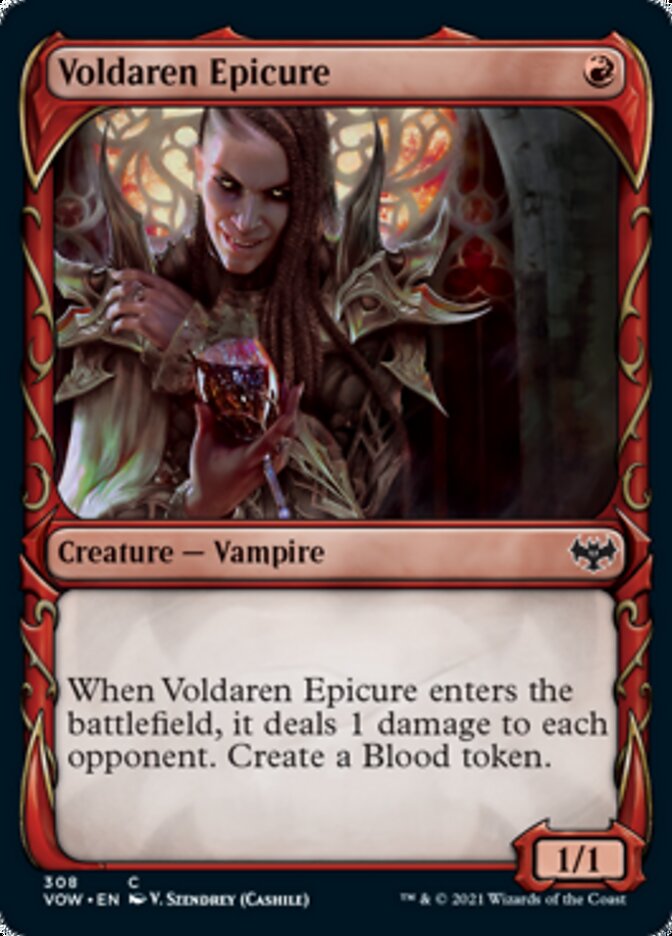 Voldaren Epicure (Showcase Fang Frame) [Innistrad: Crimson Vow] | Good Games Adelaide SA