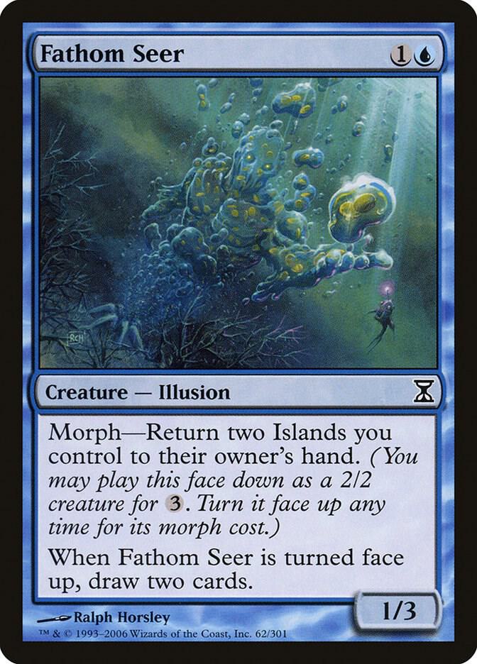 Fathom Seer 62 (Time Spiral)  - Foil | Good Games Adelaide SA