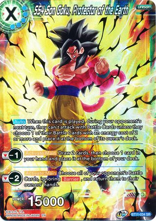 SS4 Son Goku, Protector of the Earth [BT11-034] | Good Games Adelaide SA