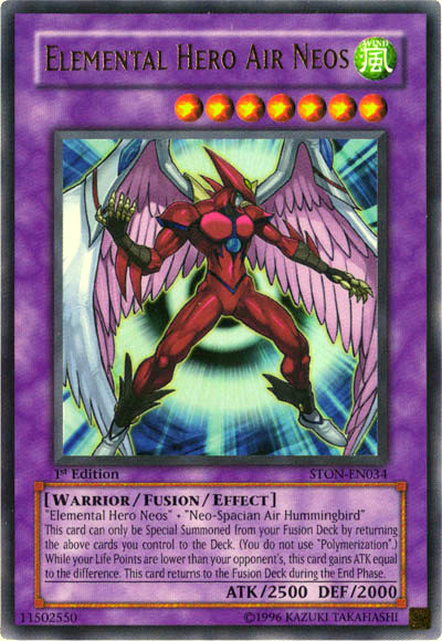 Elemental Hero Air Neos [STON-EN034] Ultra Rare | Good Games Adelaide SA