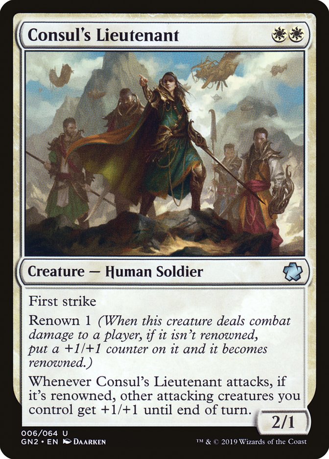 Consul's Lieutenant 6 (Magic Game Night 2019)  | Good Games Adelaide SA
