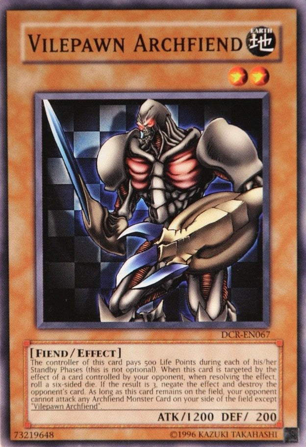 Vilepawn Archfiend [DCR-EN067] Common | Good Games Adelaide SA