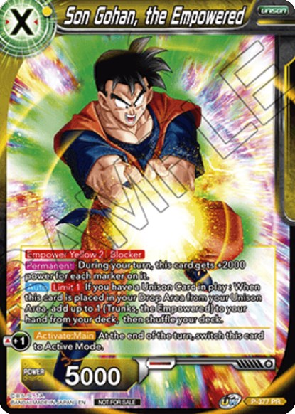 Son Gohan, the Empowered (P-377) [Promotion Cards] | Good Games Adelaide SA