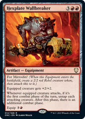 Hexplate Wallbreaker [Phyrexia: All Will Be One Commander] | Good Games Adelaide SA