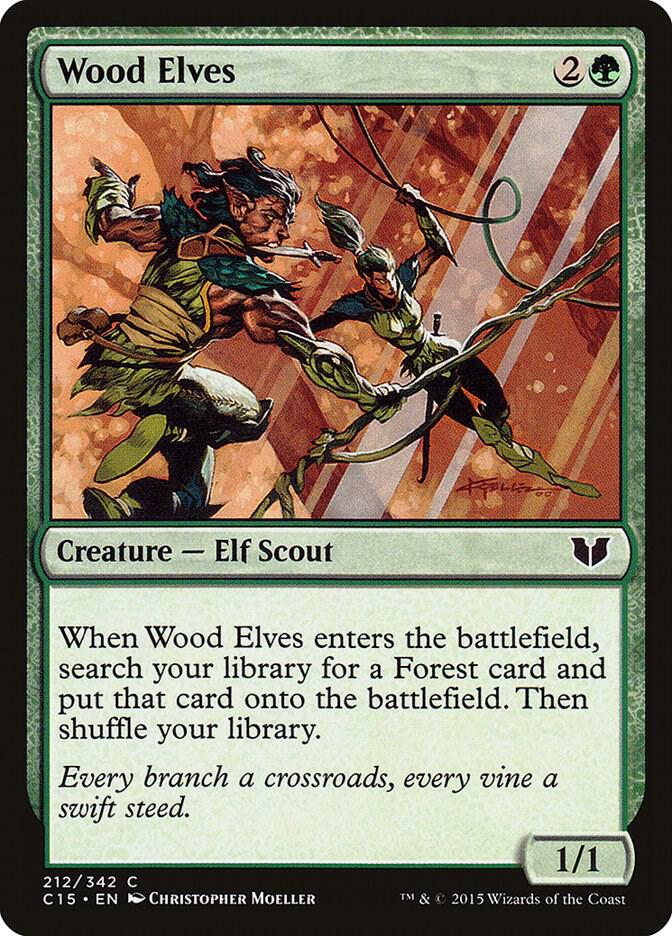 Wood Elves 212 (Commander 2015)  | Good Games Adelaide SA