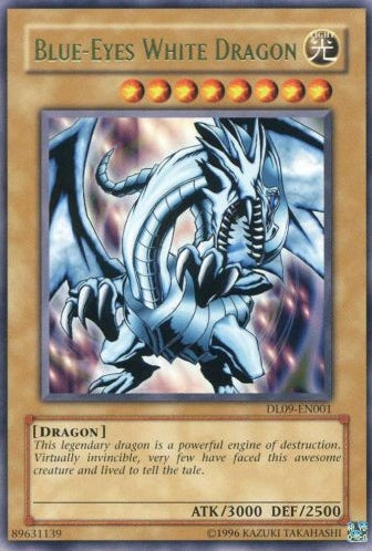 Blue-Eyes White Dragon (Green) [DL09-EN001] Rare | Good Games Adelaide SA