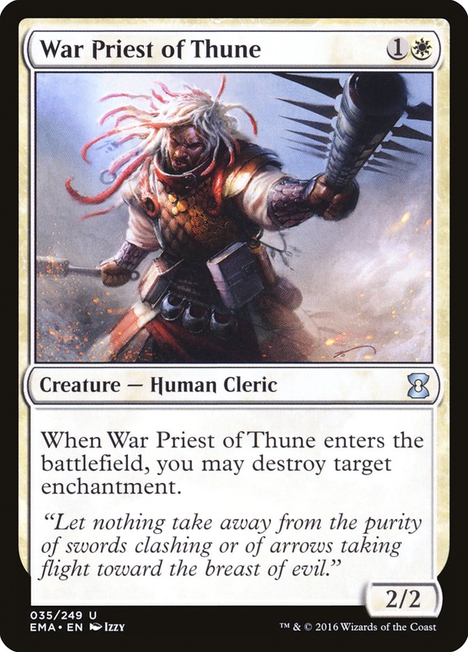 War Priest of Thune [Eternal Masters] | Good Games Adelaide SA