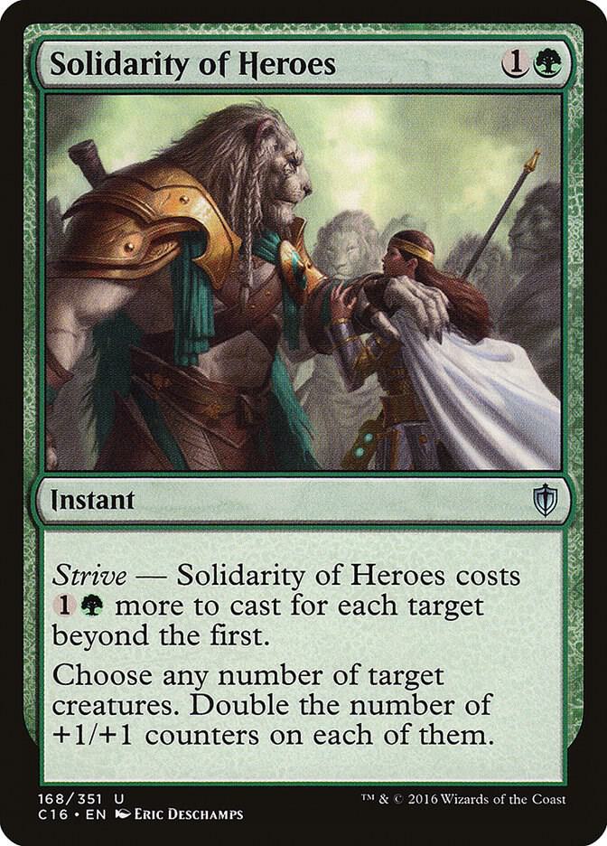 Solidarity of Heroes 168 (Commander 2016)  | Good Games Adelaide SA