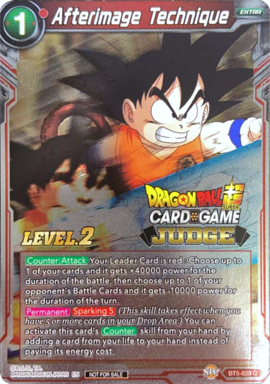 Afterimage Technique (Level 2) (BT5-023) [Judge Promotion Cards] | Good Games Adelaide SA