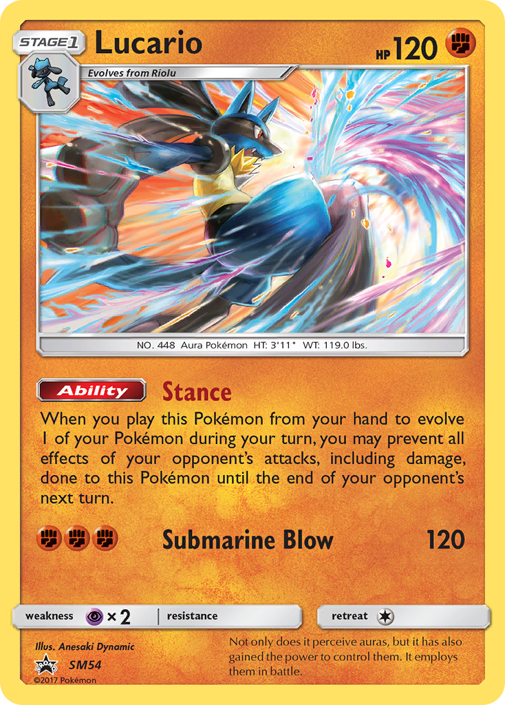 Lucario (SM54) [Sun & Moon: Black Star Promos] | Good Games Adelaide SA