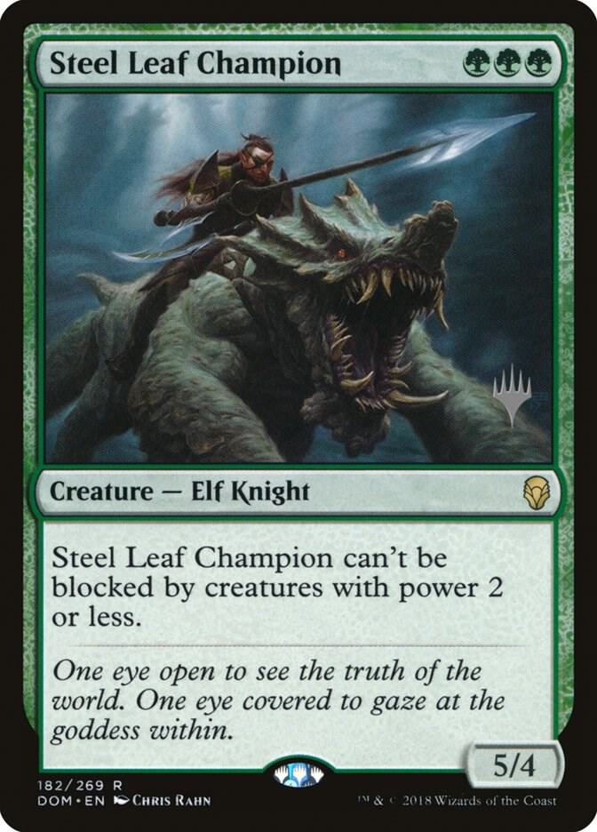 Steel Leaf Champion 182 (Promo Pack: Core Set 2020)  - Foil | Good Games Adelaide SA