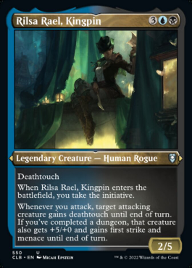 Rilsa Rael, Kingpin (Foil Etched) [Commander Legends: Battle for Baldur's Gate] | Good Games Adelaide SA