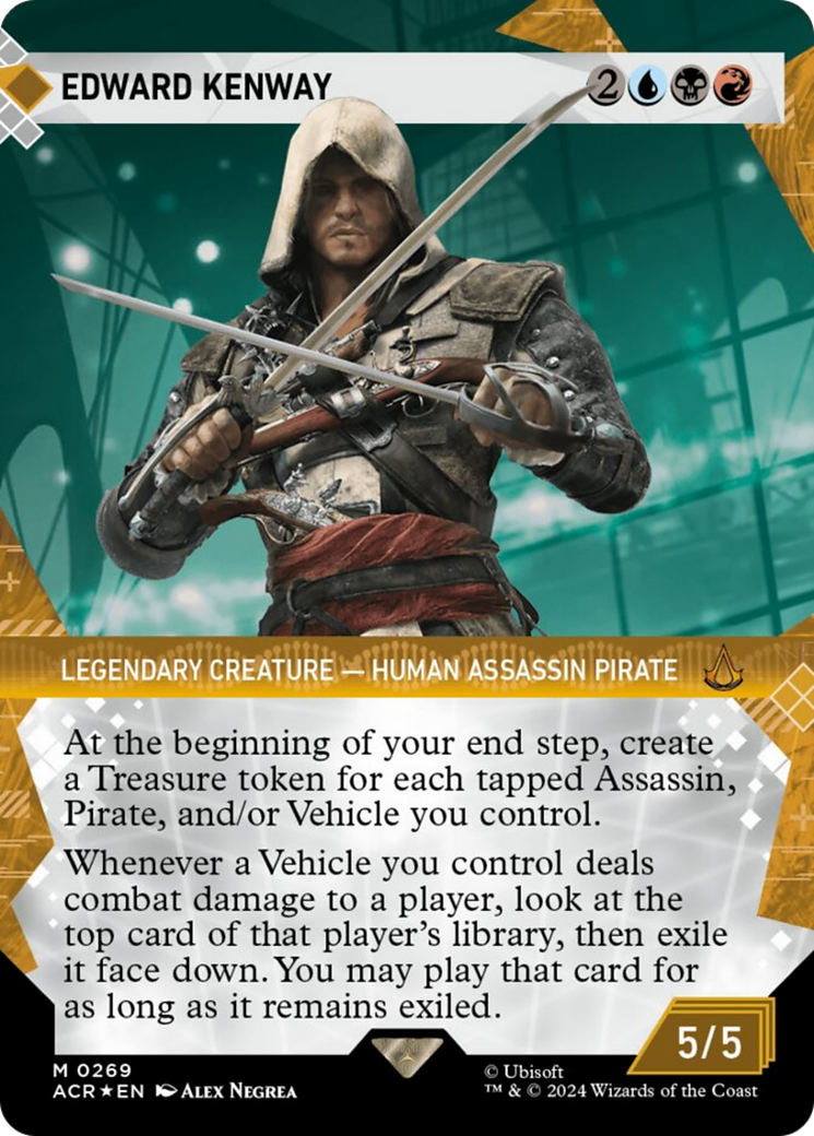 Edward Kenway (Showcase) (Textured Foil) [Assassin's Creed] | Good Games Adelaide SA