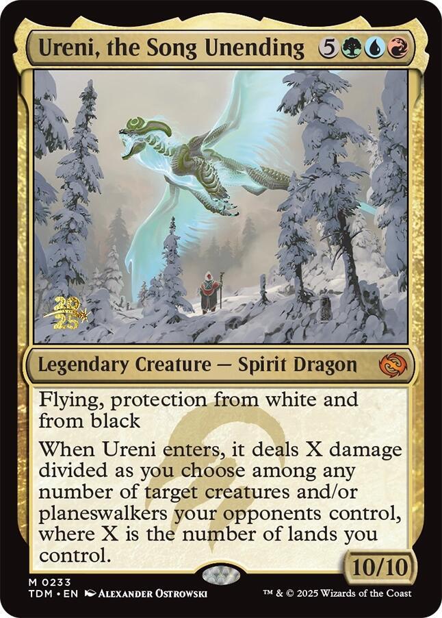 Ureni the Song Unending 233 (Prerelease Cards)  - Foil | Good Games Adelaide SA