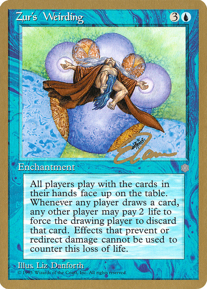 Zur's Weirding (Eric Tam) [Pro Tour Collector Set] | Good Games Adelaide SA