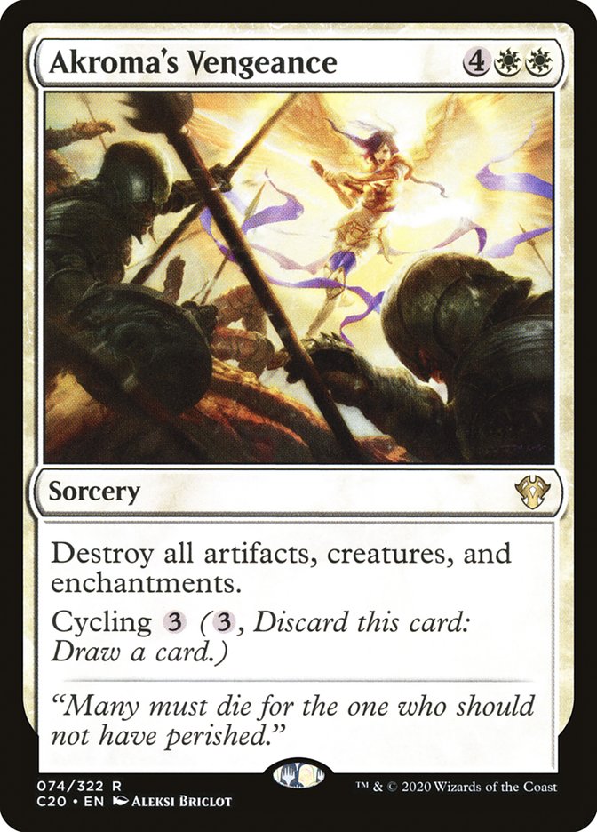 Akroma's Vengeance 74 (Commander 2020)  | Good Games Adelaide SA