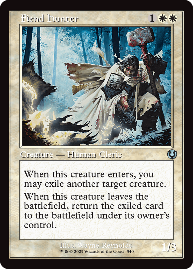 Fiend Hunter (Retro Frame) [Innistrad Remastered] | Good Games Adelaide SA