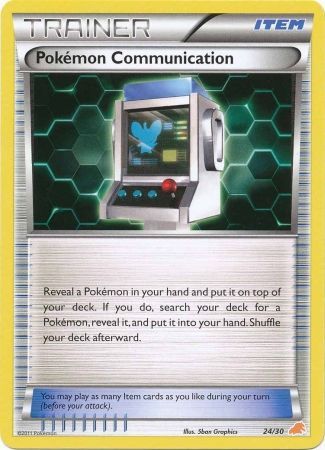 Pokemon Communication (24/30) [Black & White: Trainer Kit - Excadrill] | Good Games Adelaide SA