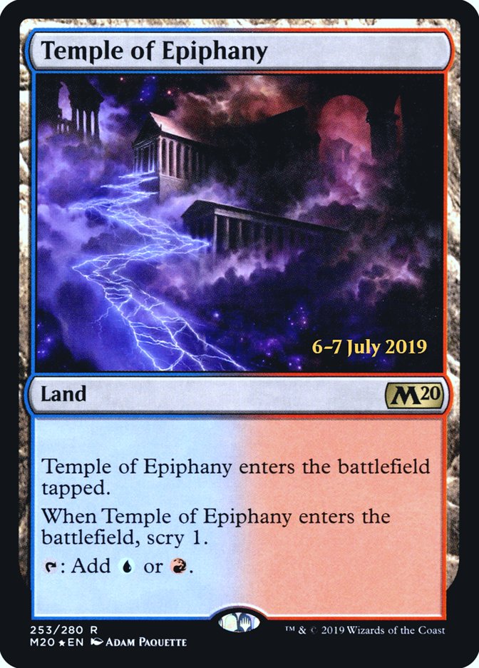 Temple of Epiphany  [Core Set 2020 Prerelease Promos] | Good Games Adelaide SA