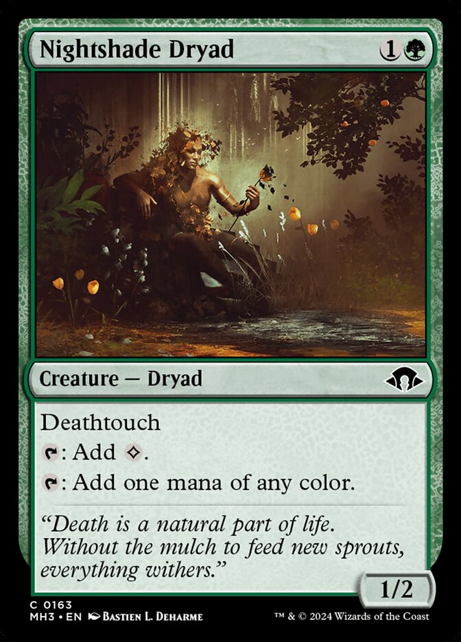 Nightshade Dryad 163 (Modern Horizons 3)  | Good Games Adelaide SA
