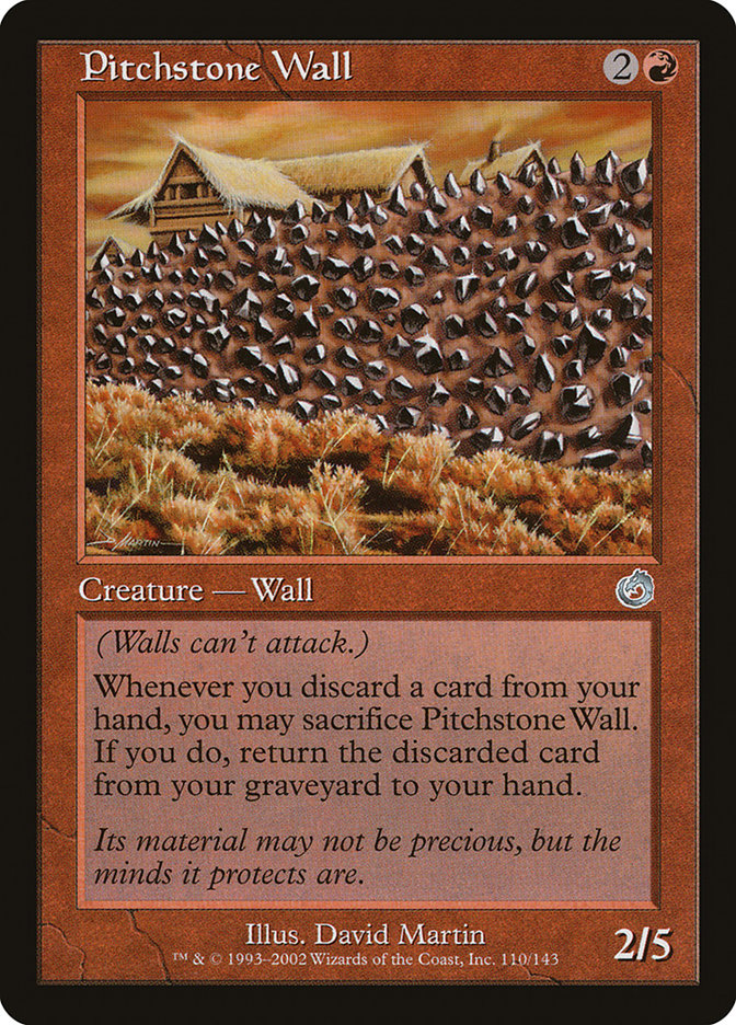 Pitchstone Wall 110 (Torment)  - Foil | Good Games Adelaide SA