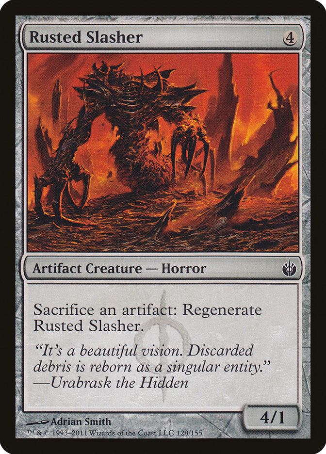 Rusted Slasher 128 (Mirrodin Besieged)  - Foil | Good Games Adelaide SA