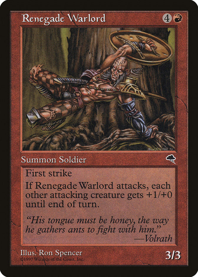 Renegade Warlord [Tempest] | Good Games Adelaide SA