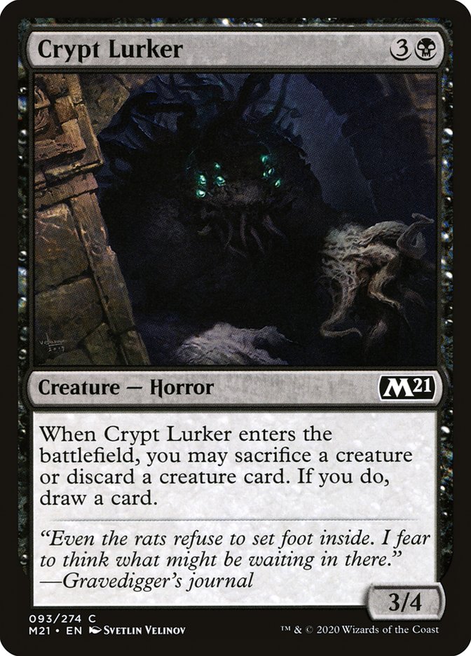 Crypt Lurker 93 (Core Set 2021)  | Good Games Adelaide SA