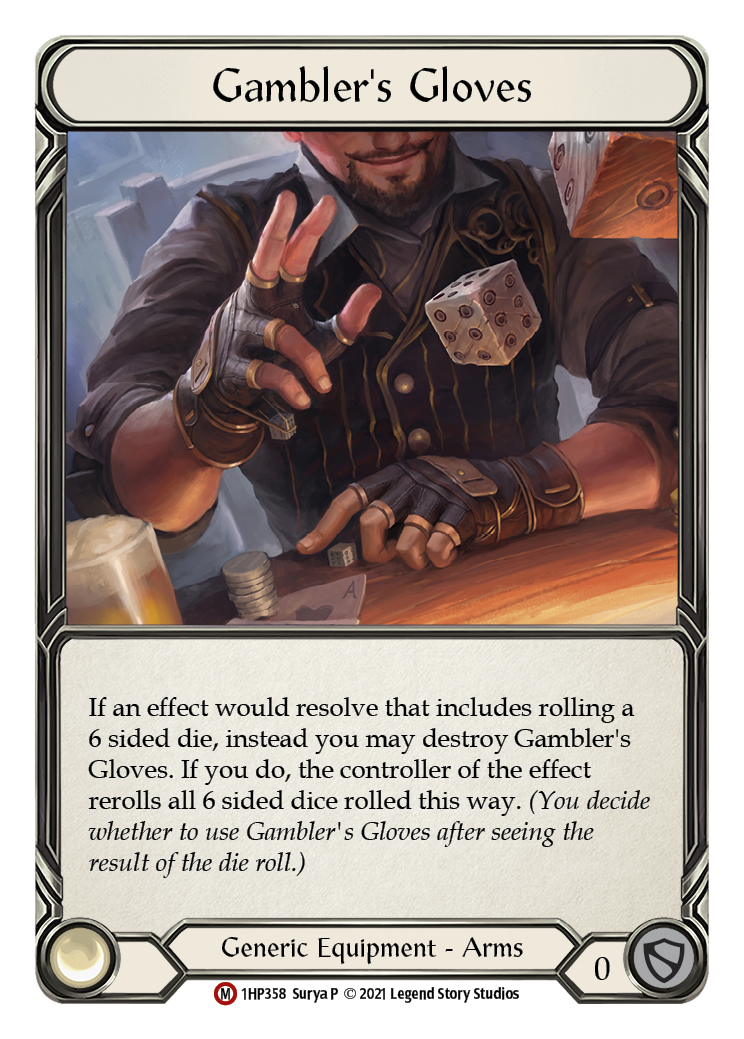 Gambler's Gloves [1HP358] (History Pack 1) | Good Games Adelaide SA