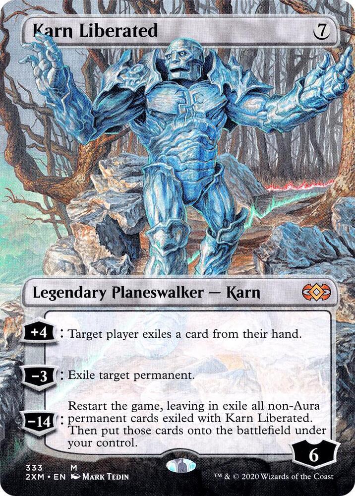 Karn Liberated Borderless 333 (Double Masters)  - Foil | Good Games Adelaide SA