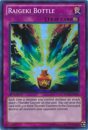 Raigeki Bottle [BPW2-EN091] Super Rare | Good Games Adelaide SA