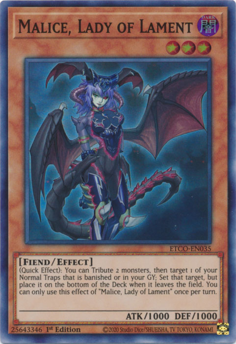 Malice, Lady of Lament [ETCO-EN035] Super Rare | Good Games Adelaide SA