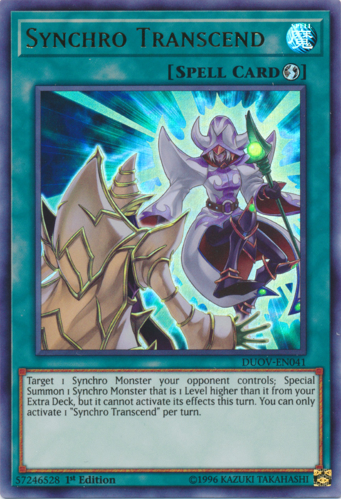Synchro Transcend [DUOV-EN041] Ultra Rare | Good Games Adelaide SA