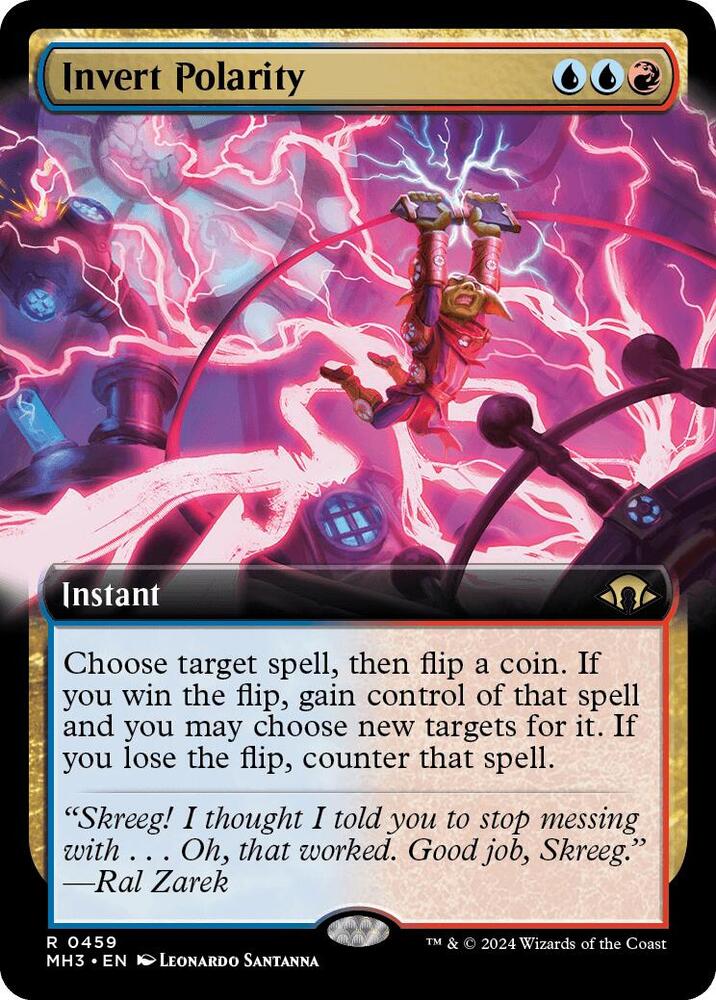 Invert Polarity 459/319 (Modern Horizons 3)  - Extended Art Foil | Good Games Adelaide SA