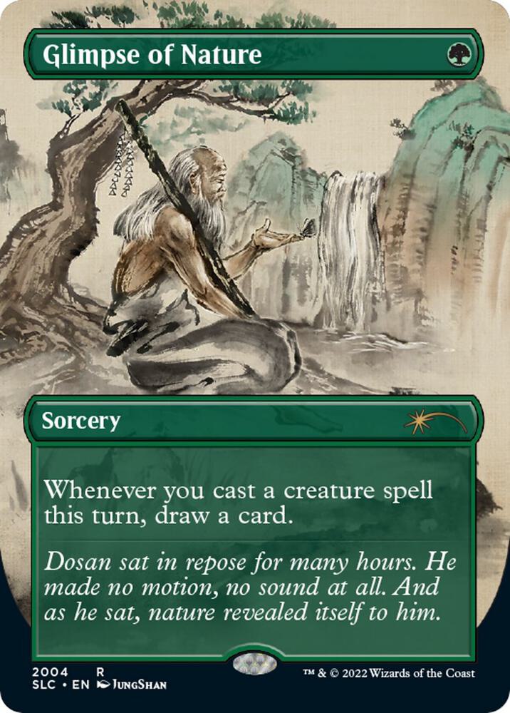 Glimpse of Nature 2004 (Secret Lair: 30th Anniversary Countdown Kit)  - Borderless Foil | Good Games Adelaide SA