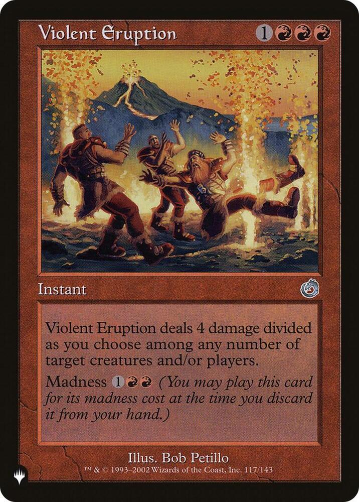 Violent Eruption 117/143 (The List Reprints)  | Good Games Adelaide SA