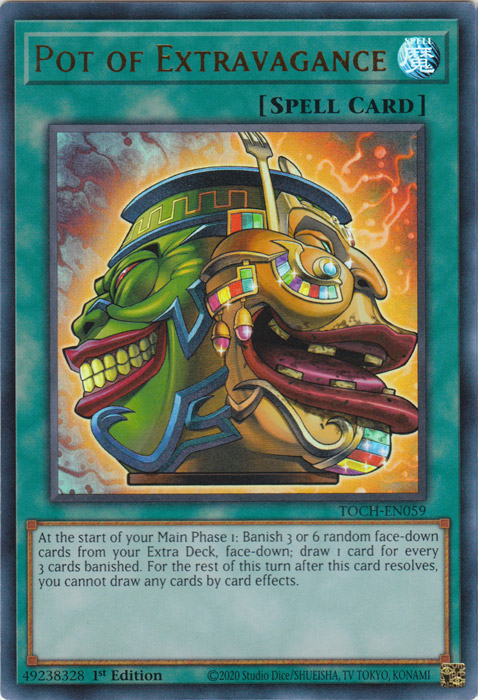 Pot of Extravagance [TOCH-EN059] Ultra Rare | Good Games Adelaide SA