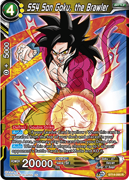 SS4 Son Goku, the Brawler (BT14-095) [Cross Spirits] | Good Games Adelaide SA
