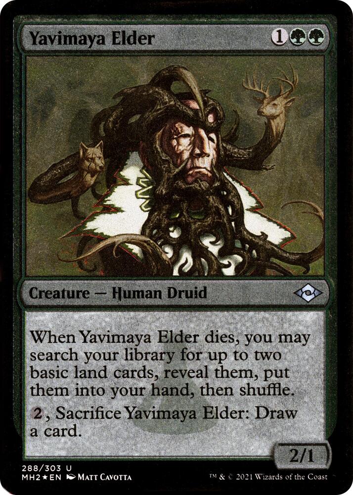 Yavimaya Elder Foil Etched 288 (Modern Horizons 2)  - Foil | Good Games Adelaide SA