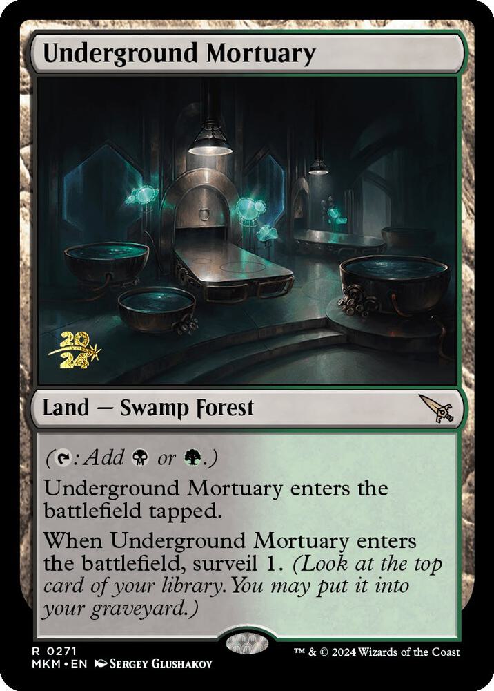 Underground Mortuary 271 (Prerelease Cards)  - Foil | Good Games Adelaide SA