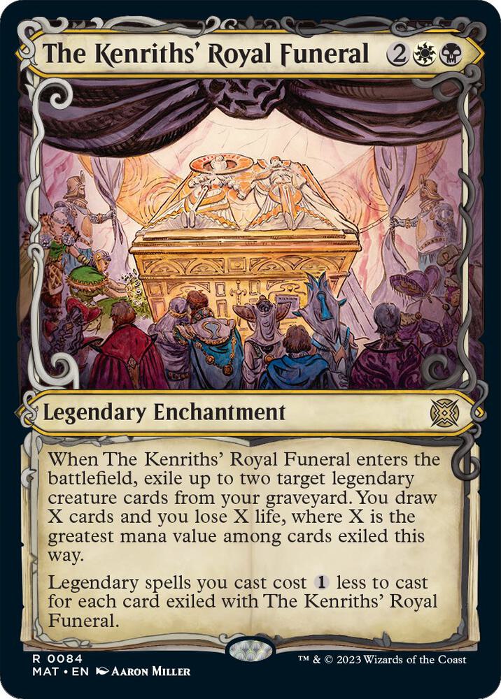 The Kenriths' Royal Funeral 84/50 (March of the Machine: The Aftermath)  - Showcase Foil | Good Games Adelaide SA